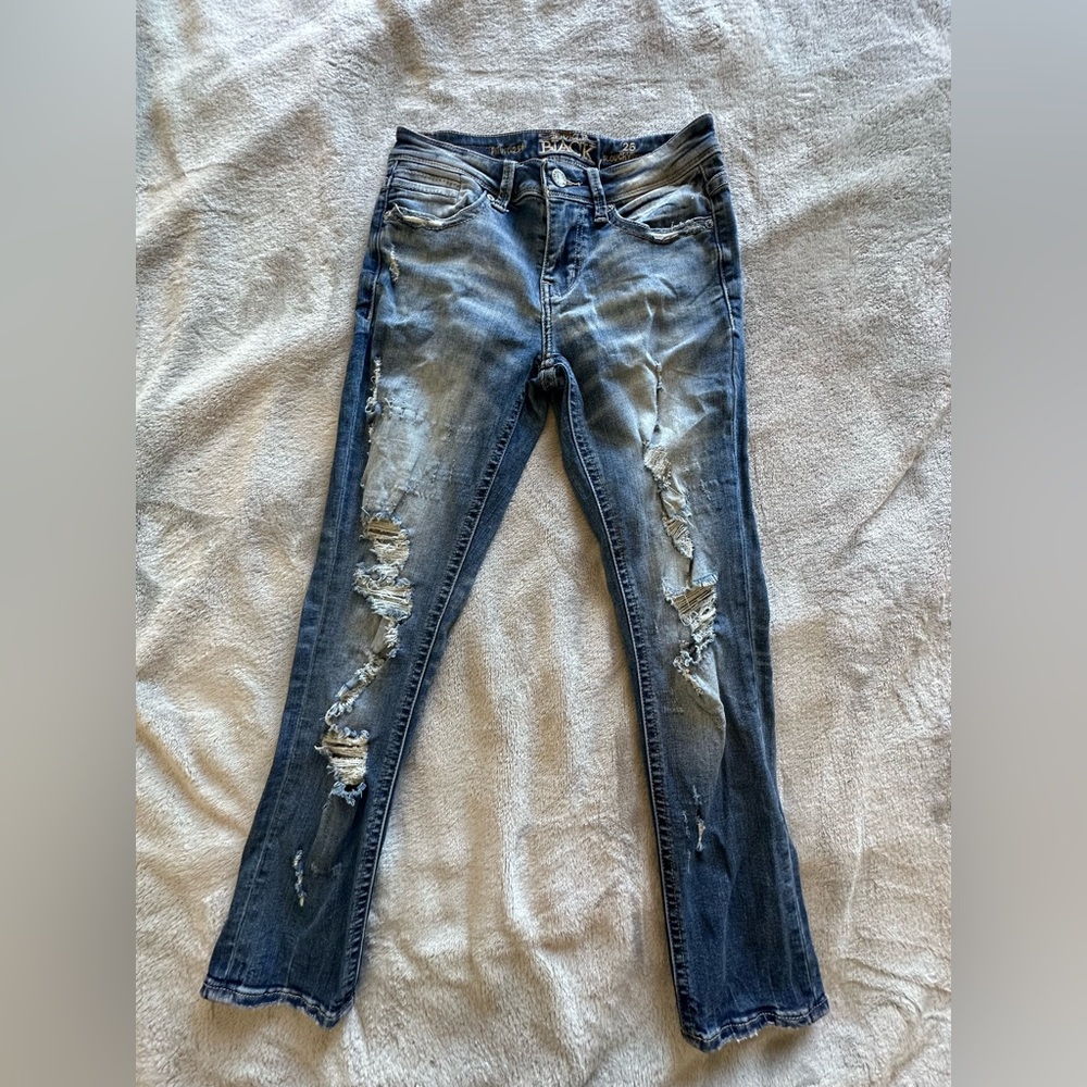 Buckle Black Slouchy Jean